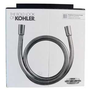 Kohler Awaken Ribbon Hose Polished Chrome Finish Lifetime Warranty 45982 CP